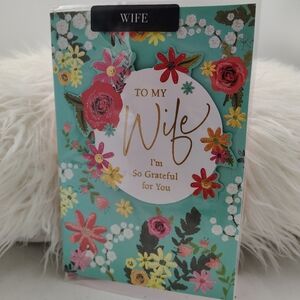 Floral Greeting Card for Wife